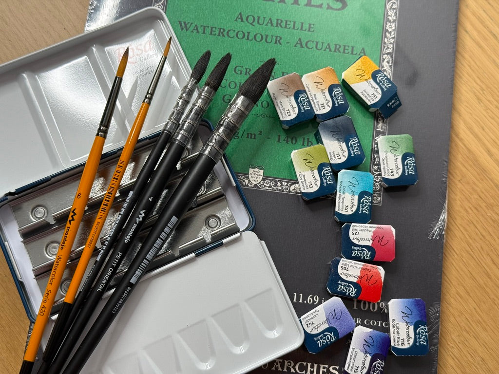 Andalucia Light watercolors kit