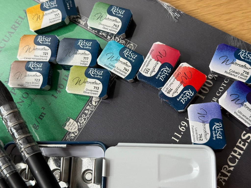 Andalucia Light watercolors kit