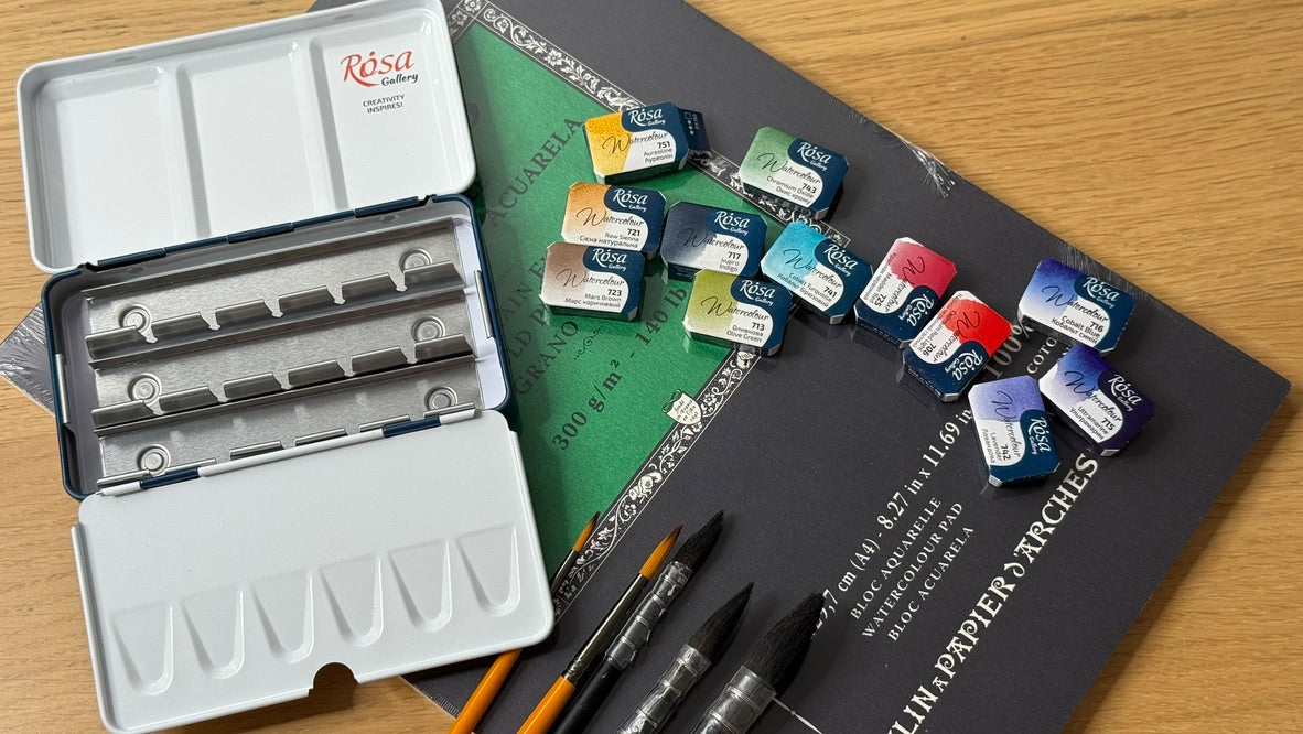 Andalucia Light watercolors kit