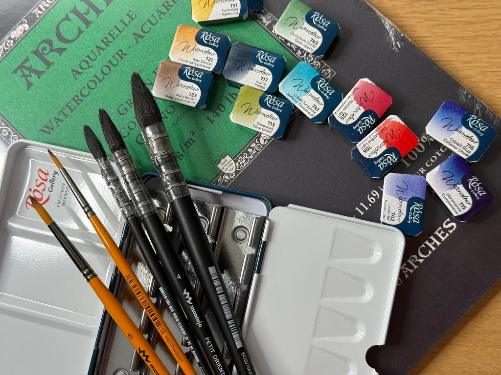 Andalucia Light watercolors kit