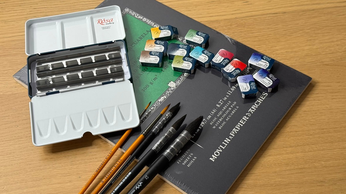 Andalucia Light watercolors kit